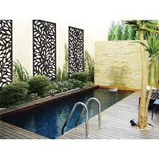 Privacy Screen Decorative Panel Jungle 6x3 Walmart Com Decorative Screens Outdoor Outdoor Privacy Backyard