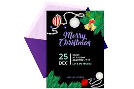 Cute Christmas Party Flyer Graphic By Griyolabs Creative Fabrica