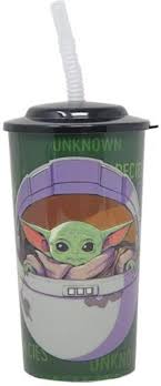 Buy Star Wars The Child Baby Yoda 16 Oz Sports Tumbler With Lid And Straw Online In Taiwan B08g6fp4tg