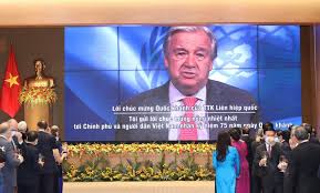 National day is a national holiday in vietnam observed on 2 september, commemorating president hồ chí minh reading the declarations of independence of vietnam at ba đình square in hanoi on 2 september 1945. Tá»•ng ThÆ° Ky Lien Há»£p Quá»'c Chuc Má»«ng Quá»'c Khanh Viá»‡t Nam