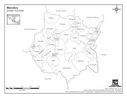 Morelos a partir de mapcarta, o mapa aberto. Mapa Para Imprimir De Morelos Mapa De Municipios De Morelos Inegi De Mexico Mapas Interactivos