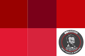 30 best red hair color ideas. Reds In The Big Ten Official Colors Hex Codes For Nebraska Wisconsin Ohio State Rutgers Indiana Maryland Minnesota Off Tackle Empire