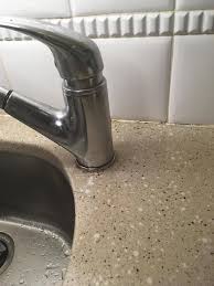 How To Approach Fixing This Kitchen Sink Faucet Leak At The Base Home Improvement Stack Exchange
