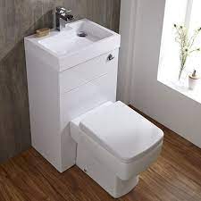 Un Moderno Ed Elegante Set Perfetto Per Risparmiare Spazio Il Set Con Lavabo Con Sanitario Integrato Off Salvaspazio Bagno Idee Bagno Piccolo Design Del Water
