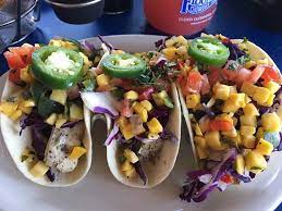 Hours may change under current circumstances Baja Fish Tacos Yum Review Of Flounder S Chowder House Pensacola Beach Fl Tripadvisor