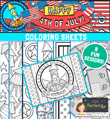 Use these fourth of july coloring pages with toddler, preschool, kindergarten and elementary age kids in first grade, 2nd garde, 3rd grade, 4th graders and up.simply print pdf file with statue of liberty, american flag, liberty bell, eagle, grill, fireworks. Free 4th July Resources Bookmark Kids Children Crafts Colouring Sheet