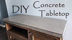 How to make an oval concrete (cement) kitchen table. Beginners Guide Concrete Tabletop You Can Build No Special Tools Hand Finished Youtube