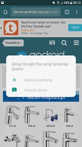 Pisałem właśnie wiadomść i nagle wyrzuciło mnie z serwisu. Sklep Google Play Wciaz Przestaje Dzialac