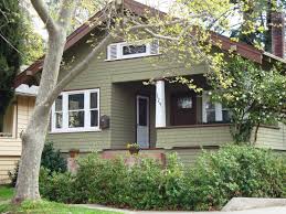 Sage Green House With White Trim And Brown Accents Linda Beam An Affection For St House Paint Exterior Green House Exterior Exterior Paint Colors For House