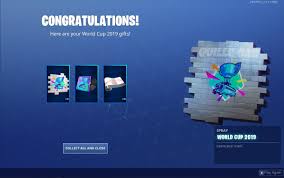 Starting on april 24, 2019, each week epic games will be holding online qualifiers for the fortnite world cup 2019 on the 6 servers. Fortnite News On Twitter Here S A Possible Leak Of What The World Cup Event Rewards Could Look Like Fortnite