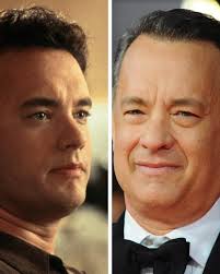 Tom Hanks, often hailed as "America's Dad," rose from steady TV work in  shows like *Bosom Buddies* to superstardom with his breakout role in *Big*  (1988), where he masterfully balanced humor, charm,
