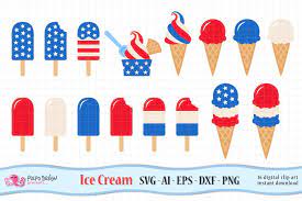 Download 4th Of July Ice Cream Svg Eps Dxf Ai And Png 585270 Objects Design Bundles