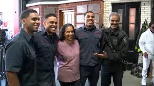 Legacy firefighter who broke barriers at the FDNY passes the torch to his 3  sons