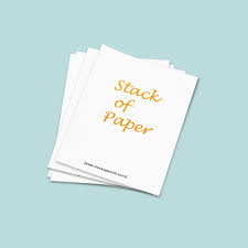 Stack Of Paper Mockup On Behance Paper Mockup Mockup Flyer And Poster Design