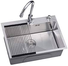A built in double oven can save precious space in a busy kitchen or small home. Kitchen Sinks Kitchen Sink Restaurant Single Bowl Sink Built In Kitchen Sink Household Sink Bathroom Countertop Basin Wash Basin Pool Color Does Not Contain Faucet Size 50cm Buy Online At Best