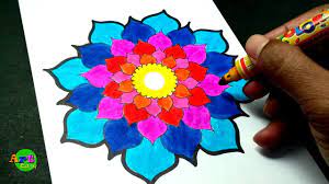 Easy Rangoli Design Step By Step Youtube Friends,welcome to rangoli art's by poonam bichkar 🌺🌺new diwali rangoli. easy rangoli design step by step