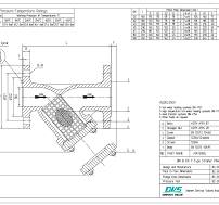 BS EN 13709 Y Type Strainer, DN80, PN40, EN 10213 1.0619 ...