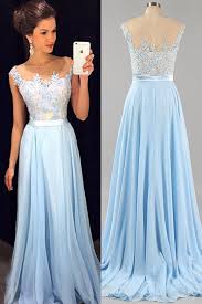 Beautiful Baby Blue Dress For Any Occasion Prom Wedding Or Red Carpet Prom Dresses Blue Blue Graduation Dresses Prom Dresses