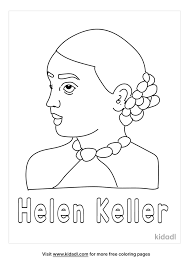 Pin by cesar ruiz on science classroom. Helen Keller Coloring Pages Free History Coloring Pages Kidadl