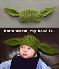 Adorable His Expression Is Yoda Sci Fi Star Wars Star Wars Movies Meme Knitted Hats Baby Hats Funny Star Wars Pictures
