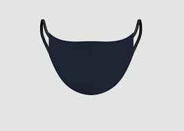 Masque En Tissu Les Unis Bleu Bleu Marine Podevache L Exception