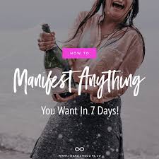 How to manifest anything you want in 7 days. How To Manifest Anything You Want In 7 Days Fast Manifestation Secrets The Aligned Life
