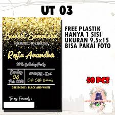 Basrizal koto yang ke 55 tahun, seorang pengusaha sukses dan tokoh masyarakat berdarah minang. Per 50 Pcs Undangan Ulang Tahun Remaja Ultah Dewasa Kartu Ulang Tahun Remaja Dan Dewasa Undangan Ulang Tahun Lucu Keren Anak Lazada Indonesia