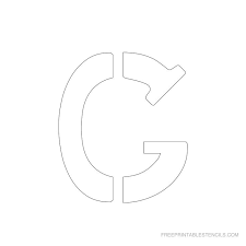 Buy lettering stencils at deep discounts. Printable 3 Inch Letter Stencil G Letter Stencils Letter Stencils To Print Letter Stencils Printables
