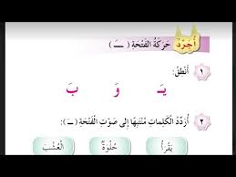 حركة الفتحة لغة عربية الصف الأول منهاج الأردن الفصل الأول Youtube