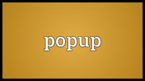 Popup Meaning Youtube