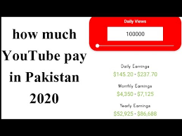 How much money youtube views in pakistan. How Much Youtube Pays For 100 Views To 1 Million Views In Pakistan 2020 Youtube