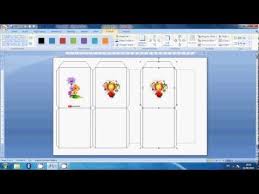 D I Y Cara Membuat Amplop Lebaran How To Make Cute Envelope In Ms Word Part 2 Flowers Edition Youtube Amplop Lebaran