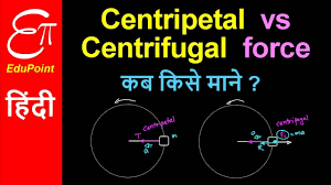 Centripetal Force Vs Centrifugal Force Confusion In Hindi Youtube