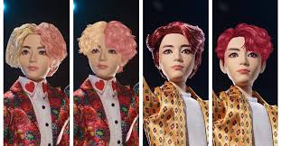 2016 the most beautiful moment in life pt. A Fan Edited The Bts X Mattel Dolls To Make Them Actually Look Like The Boys In Real Life