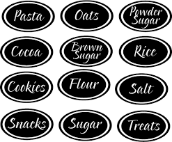 Antaranya jenis bawang, jenis serbuk, jenis rempah dan sebagainya. Kitchen Pantry Canister Stickers Label Vinyl Lettering Vinyl Lettering Vinyl Labels Kitchen Canister Labels