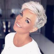 Hairstyles for middle aged women don't differ much, but must be chosen we often meet youth dictated tendencies, but fashion is for everyone, so we've prepared a list of hairstyles for women over 50 2021 trends. Pin By Cassie Keenum On Korte Kapsels Short White Hair Rocker Hair Short Hair Styles