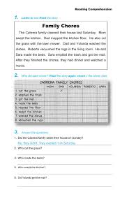 You can make stunning wall hangings, pretty bracelets, and find other knot crafts here. Family Chores Interactive Worksheet