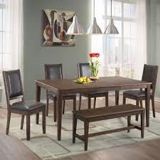 Buy Dining Possibilities 6 Piece Rectangular Table With Upholstered Chairs And Bench At Jcpenney Com To Ladder Back Chairs Rectangular Table Upholstered Chairs
