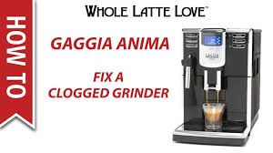 Adjustement rings for coffee grinder saeco coffee grinders. How To Clear A Clogged Grinder On Gaggia Anima Espresso Machines Youtube