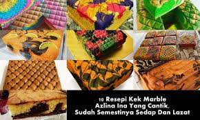 Kek marble adalah kek yang paling senang nak di buat. 10 Resepi Kek Marble Azlina Ina Yang Cantik Sudah Semestinya Sedap Dan Lazat Blog Santai Santai Jerr