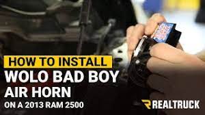 If vehicle's factory horn has two (2) terminals, simply transfer. How To Install The Wolo Bad Boy Air Horn Youtube