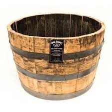 25 In Dia Oak Wood Whiskey Barrel Planter B100 Whiskey Barrel Planter Barrel Planter Wine Barrel Planter