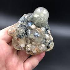 Ready To Ship Buddha With Moonstone Snowflake Obsidian And Etsy Snowflake Obsidian Buddha Clear Quartz