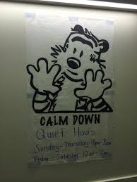 New Year New Quiet Hours Poster Ra Ideas Community Advisor Quiet