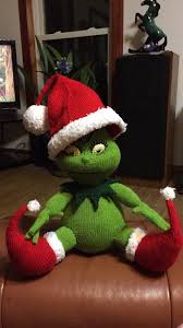 The hair and headband is a lovely touch. The Grinch Knitting Pattern