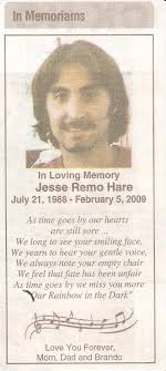 In Memory of Jesse Hare