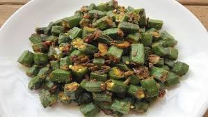 Lady finger recipe ingredients vegetable oil for frying 1/2 cup (bhindi) lady finger 400 grams. Ladyfinger Bhujia Recipe Vegetable Recipes In English