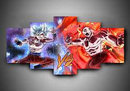 There are no reviews yet. Dragon Ball Goku Vs Jiren Anime 5 Panel Canvas Art Wall Decor Canvas Storm