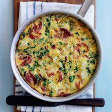 Omelette Au Jambon Pommes De Terre Et Petits Pois Recettes Recette Omelette Jambon Recettes De Cuisine Recette De Plat