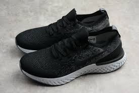 The nike epic react flyknit combines a nike react foam midsole with a nike flyknit upper to deliver a lightweight and soft yet responsive ride, mile after mile. Buy Nike Epic React Flyknit Black Dark Grey Pure Platinum Aq0067 001 Men S And Women S Size Gov 2021
